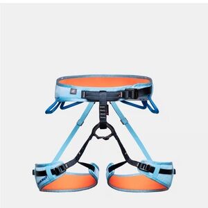 Mammut Ophir 3 Slide Harness in Blue and Orange NWT